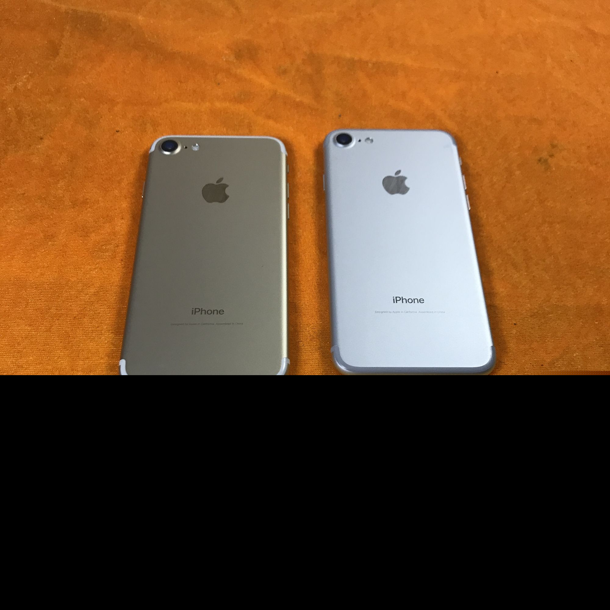 实拍苹果iphone7代四个颜色对比你会如何选择，二手2500左右？
