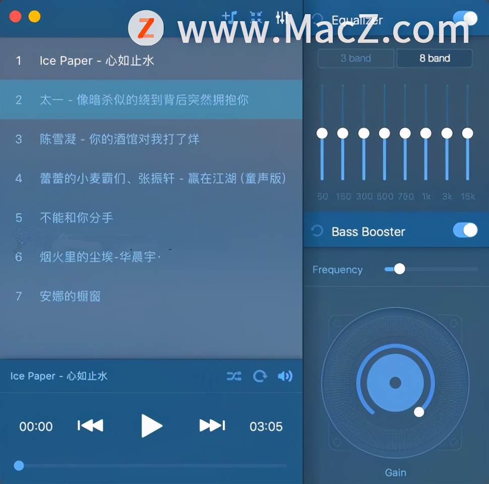 Mac多功能音乐播放器：Music Paradise Player