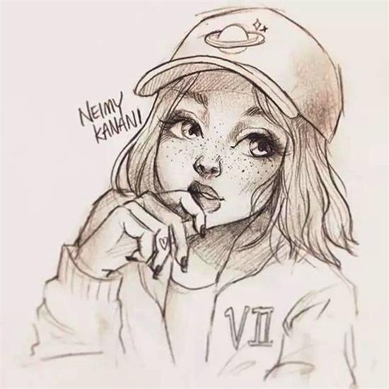 简单好看易学的素描画