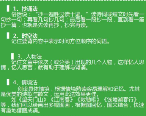 如何五分钟快速背课文