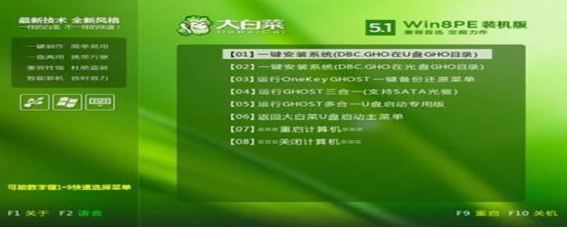 大白菜u盘装系统步骤 大白菜u盘装系统步骤