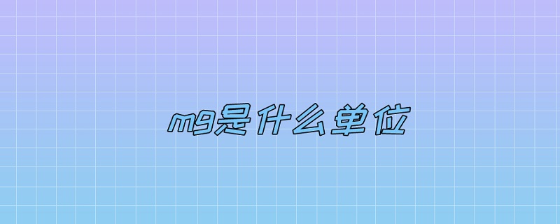 mg是什么单位