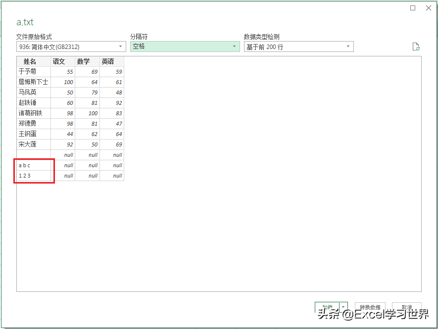 如何将 txt 格式的表格转换成 Excel？
