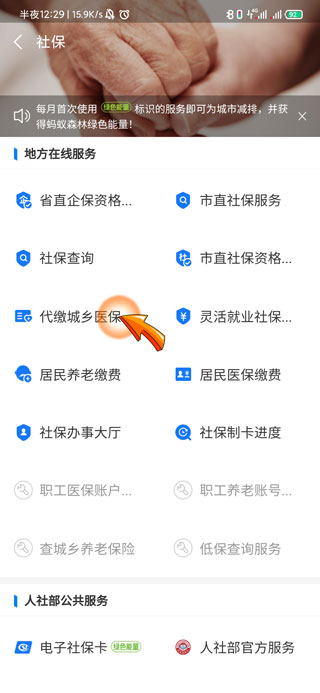 支付宝医保缴费流程