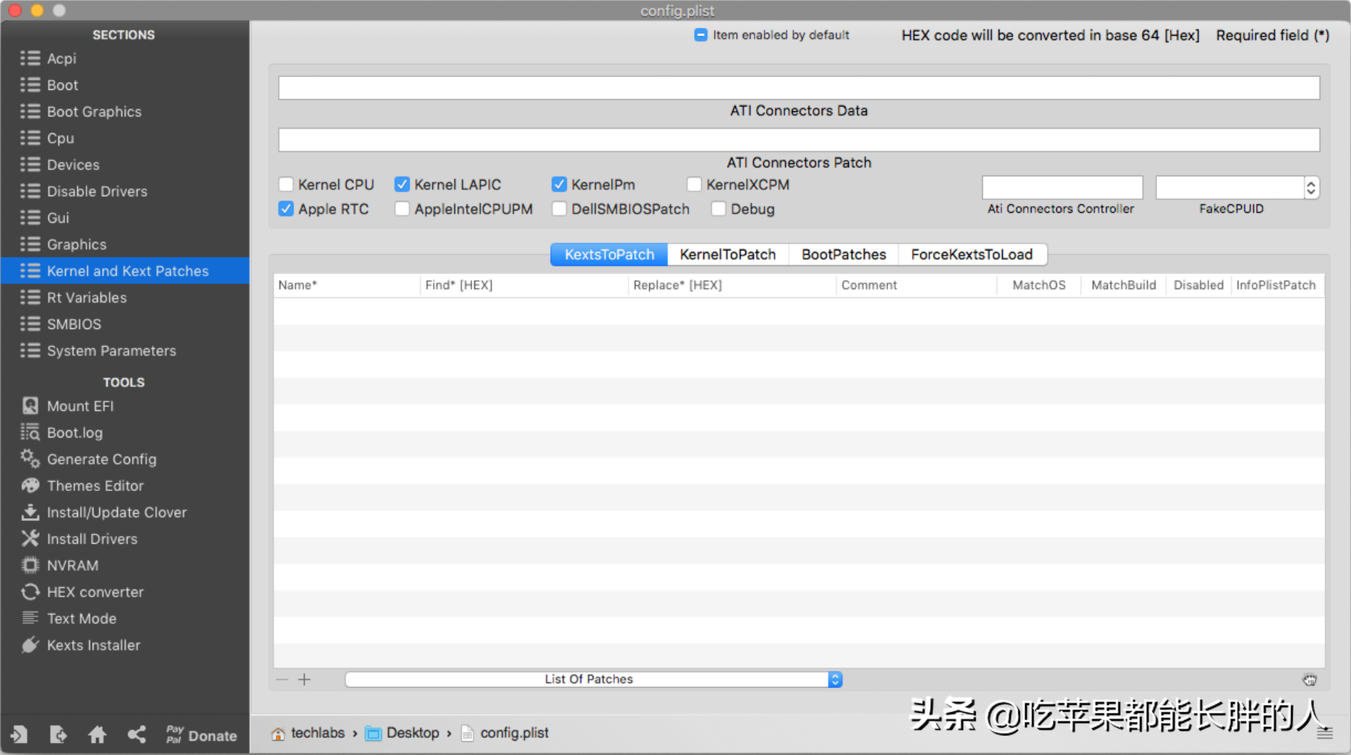 config.plist是什么，没有它任何机器都无法启动进入macOS