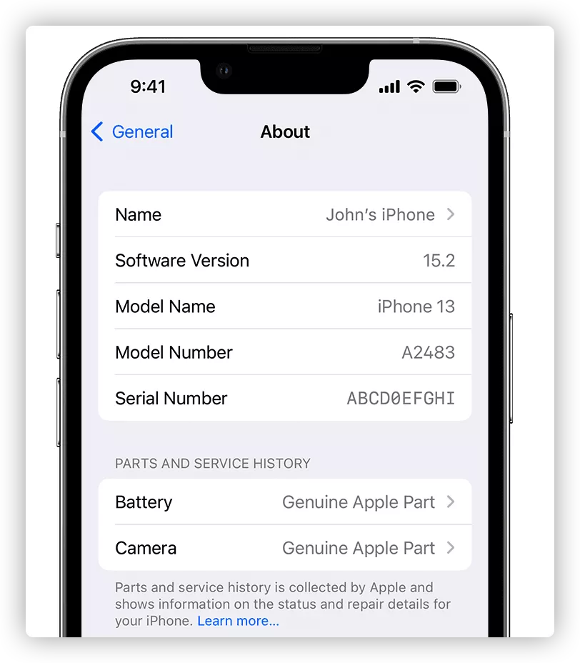 iOS 15.2 新功能，一键查询 iPhone 维修记录