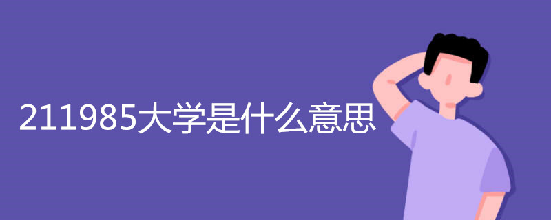 211985大学是什么意思