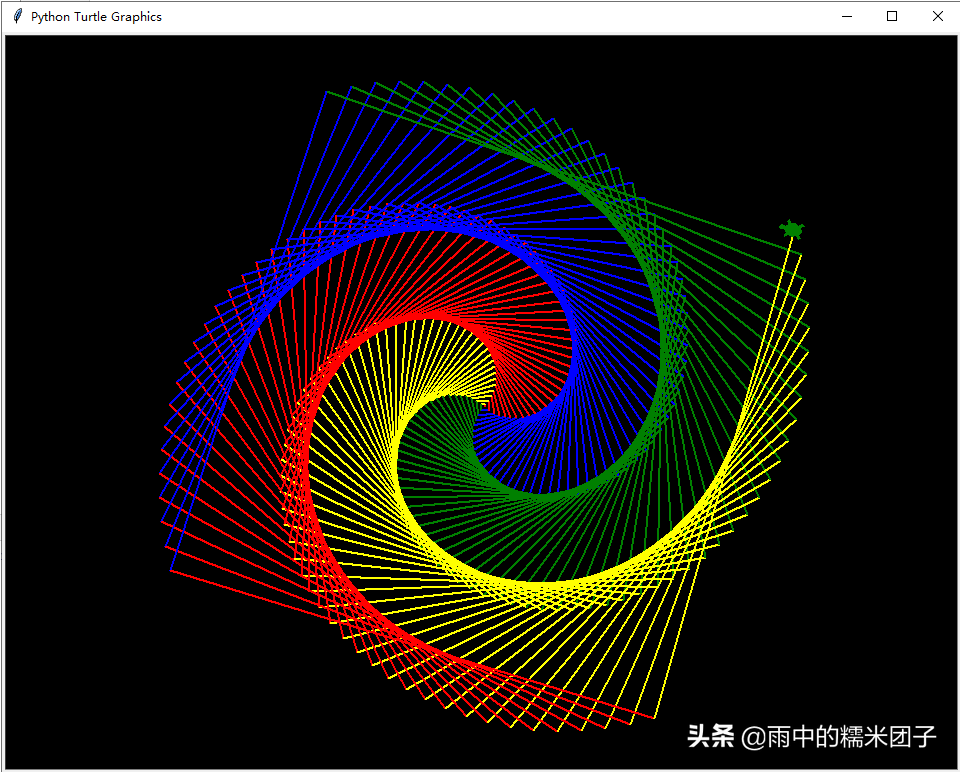 Python的turtle库使用-画出好看的图形