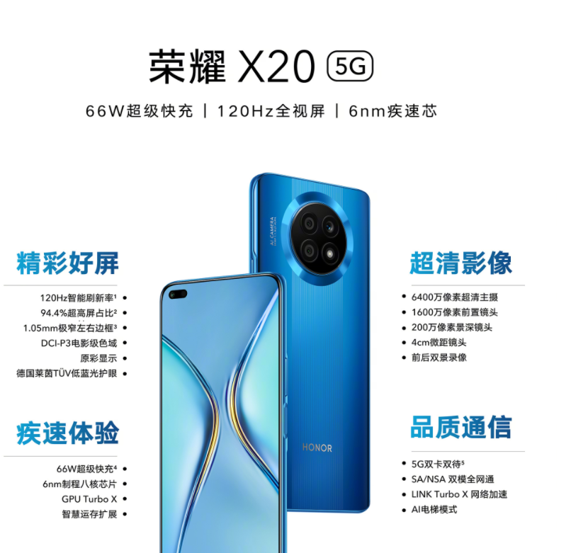 荣耀X20 Max曝光：7英寸大屏幕+5000毫安时大电池，售价不到2000？