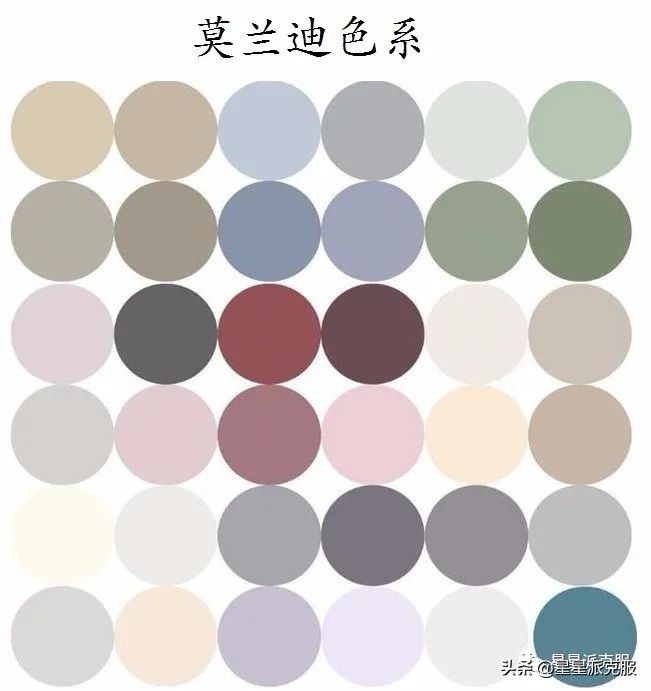低调优雅的莫兰迪色系到底是个什么颜色？