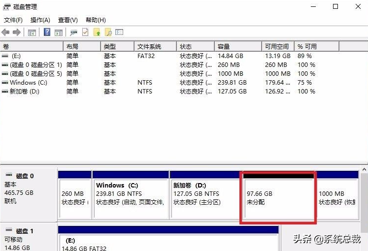 教大家win10系统电脑怎么分盘