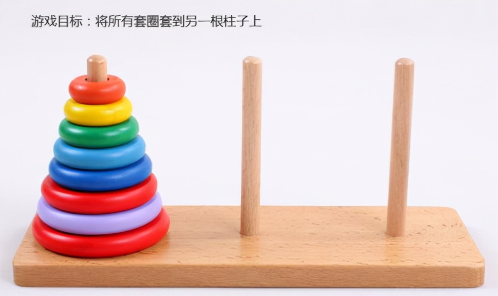 风靡世界的汉诺塔游戏