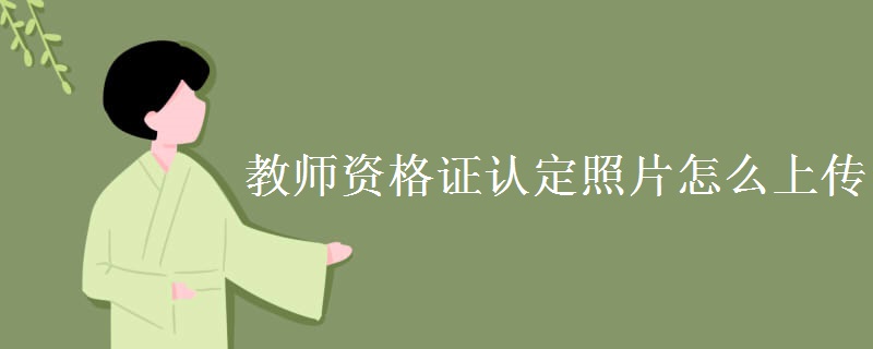 教师资格证认定照片怎么上传