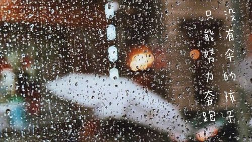 雨天短句暖心话正能量(精选17句)
