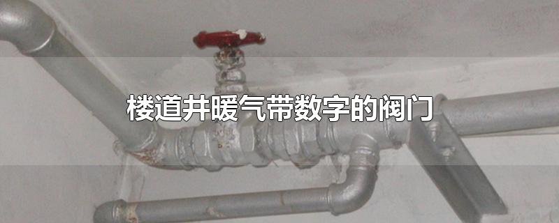 楼道井暖气带数字的阀门 楼道井暖气带数字的阀门