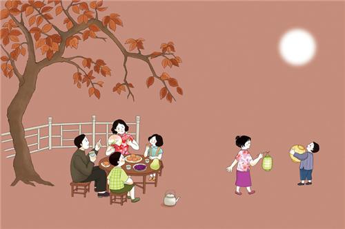 中秋节寄语一句话