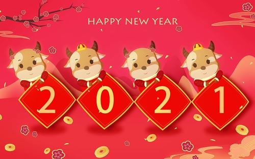 2021年牛年吉祥话牛气冲天