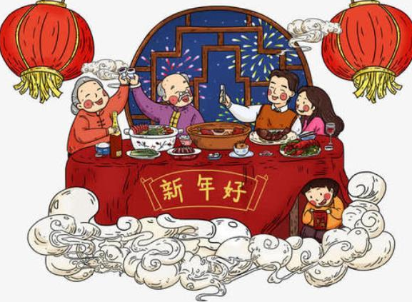 除夕发的朋友圈图片