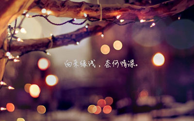 性签名唯美图片