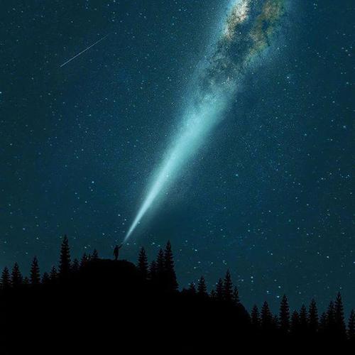 比星辰大海还温柔的句子配图
