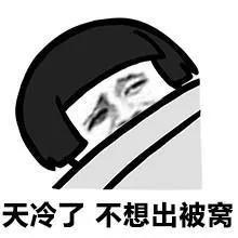 天气冷发朋友圈的句子配图