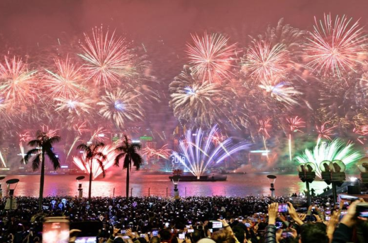 迎接新年的句子