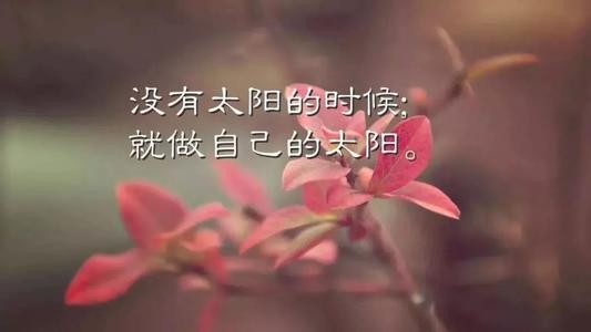 句句精辟的正能量句子