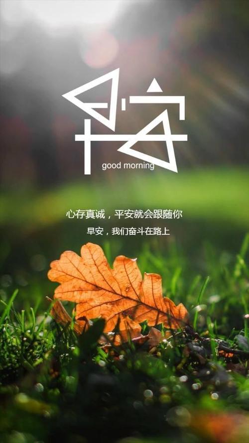 正能量早安问候语大全