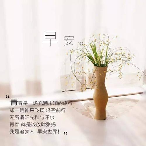 最美早安短句微信