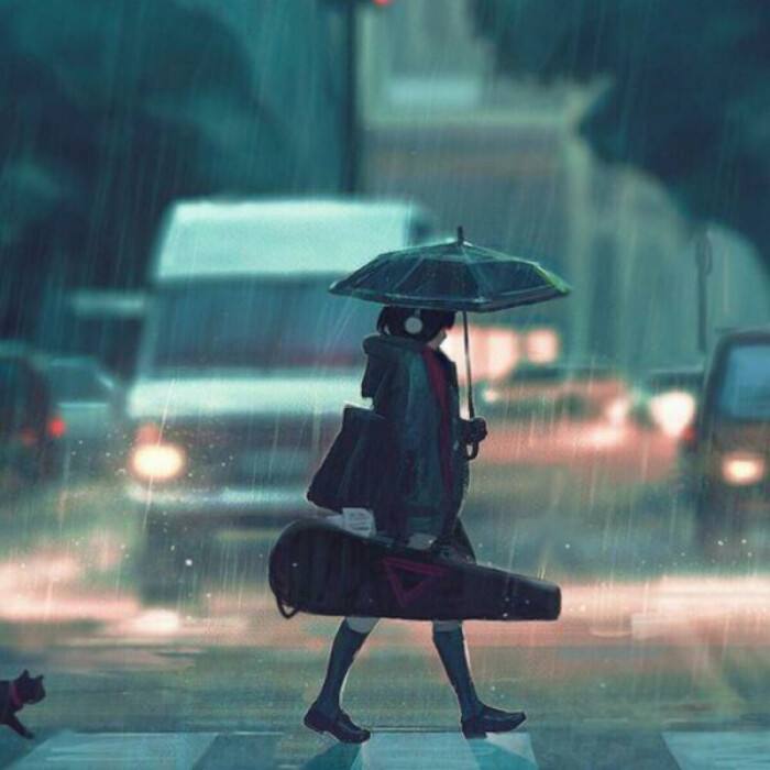 下雨感慨说说心情