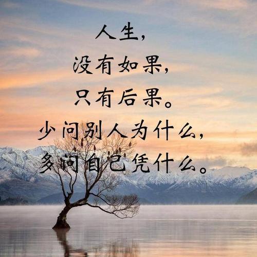 一些感悟人生的好句子