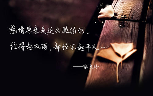 爱情语录伤感长篇
