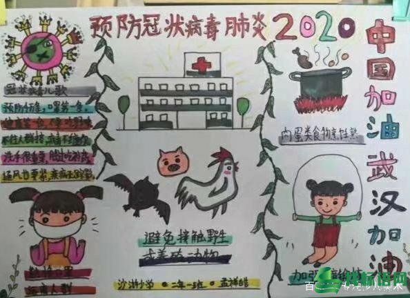 2020新型肺炎手抄报，疫情防控齐努力