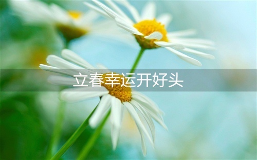 2021今日立春发朋友圈的心情说说31句