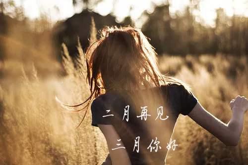 二月的离开,是三月全新开始的唯美说说 风雨兼程,就是为了遇见