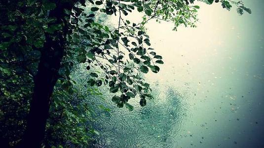 下雨天心情低落的说说