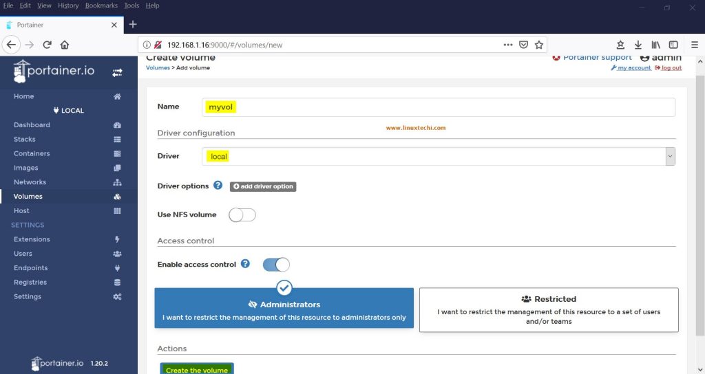 用Portainer.io来监控和管理Docker容器（1）