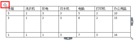 在WPS中调整表格的大小尺寸