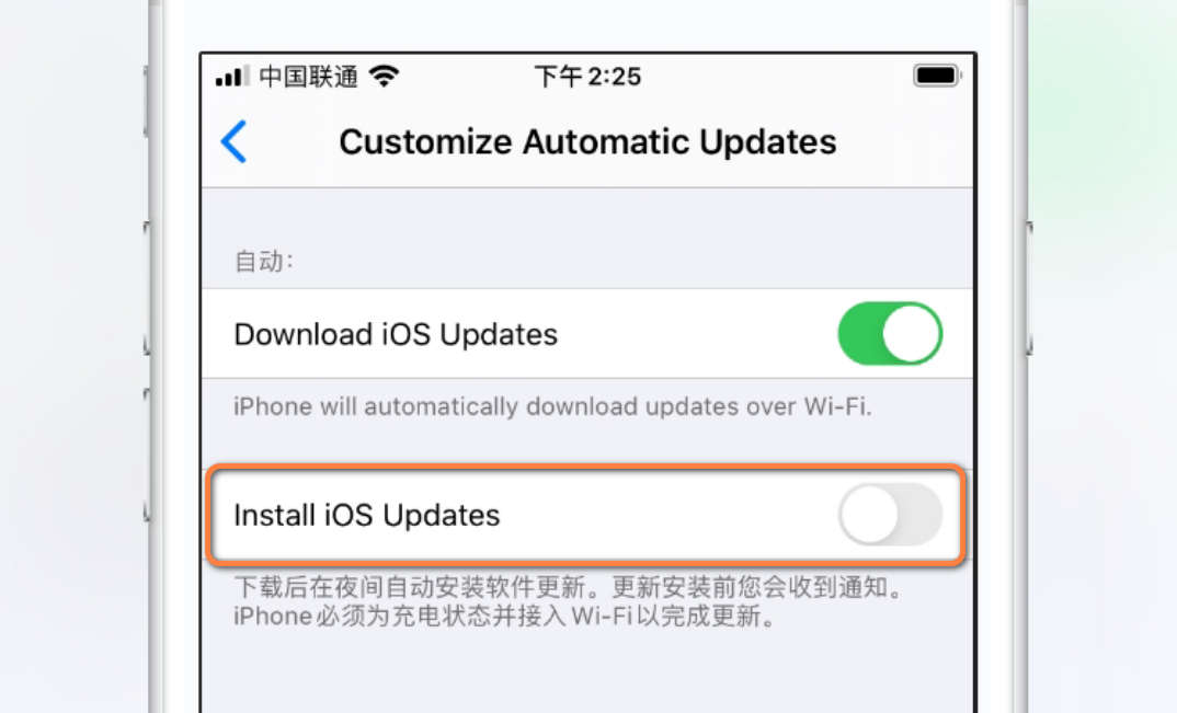 iOS终于有这个功能，可以关闭自动更新