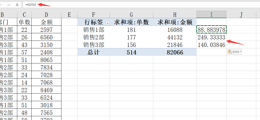 Excel透视表计算公式技巧，字段计算超简单，月底光速汇总