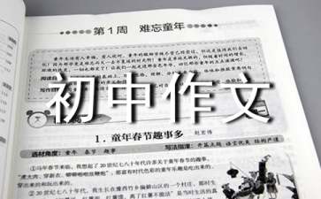 初中作文评语