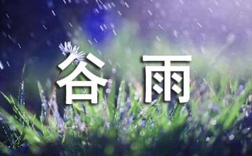 谷雨节气的食物介绍