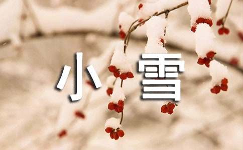 小雪节气吃什么食物好2篇