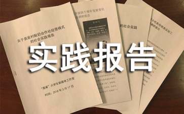 社会实践报告心得体会