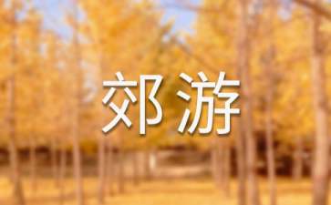 大班社会活动教案我们去郊游