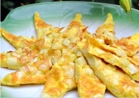 蒲菜煎蛋