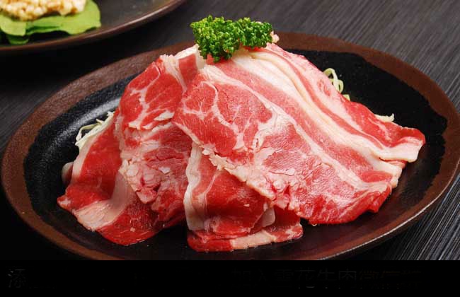 雪花牛肉