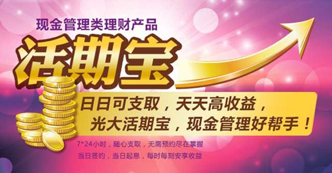 阳光理财活期宝