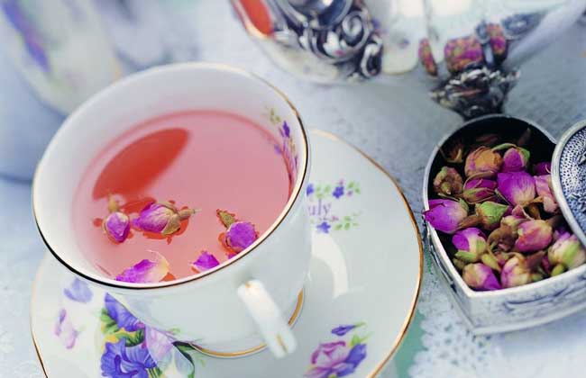 金银花玫瑰茶