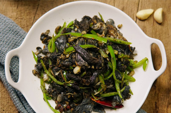 玉米黑粉菌炒菜